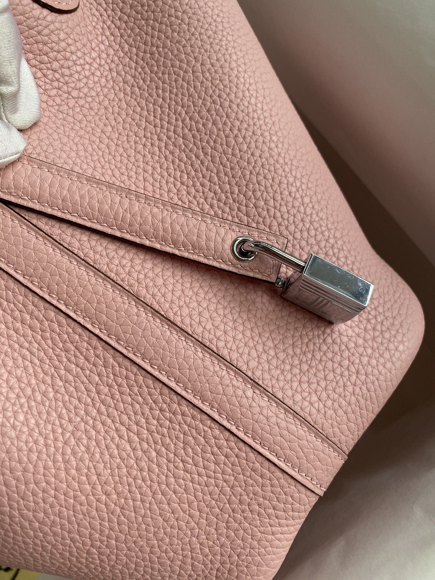 Hermes Picotin Lock 18 Bag In Pink Clemence Leather